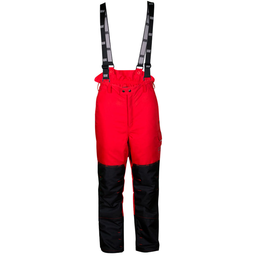 Cubierta de protección de SIP W-Air 1SNC Negro/Rojo pantalones de motosierra